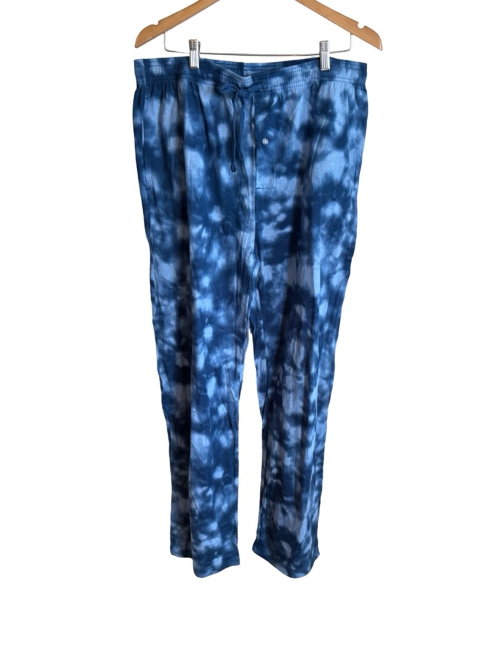 Blue Tie-Dye Lounge Pants